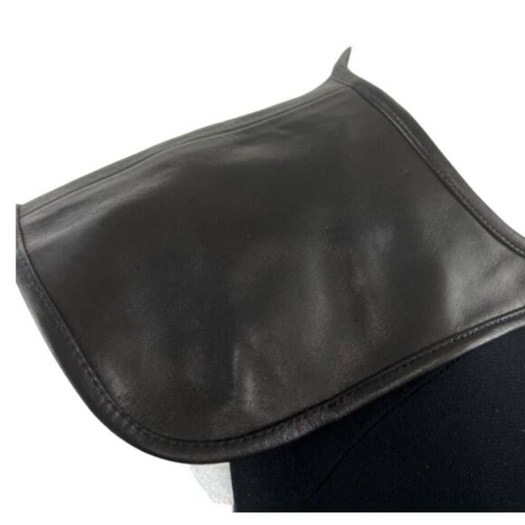 Rag & Bone Crew Neck Midi  Sheath Dress Leather detailing size 4 - Picture 11 of 11